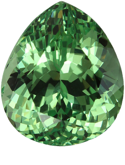 5.07ct Pear Shape Mint Garnet