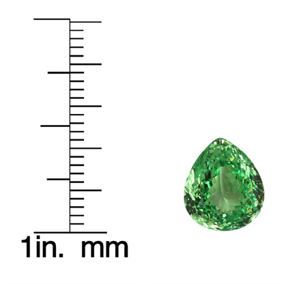 4.97ct Pear Shape Mint Garnet