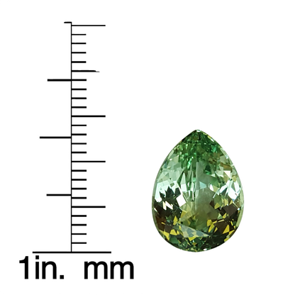 5.73ct Pear Shape Mint Garnet