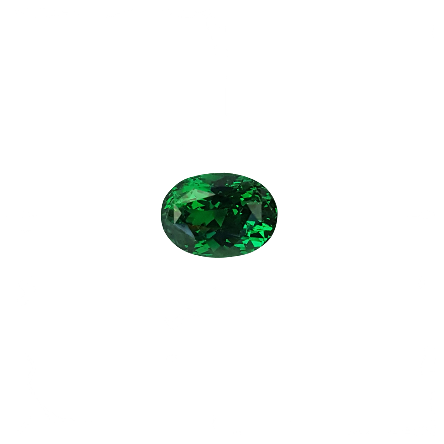 4.51ct Oval Fine Intense Green Tsavorite