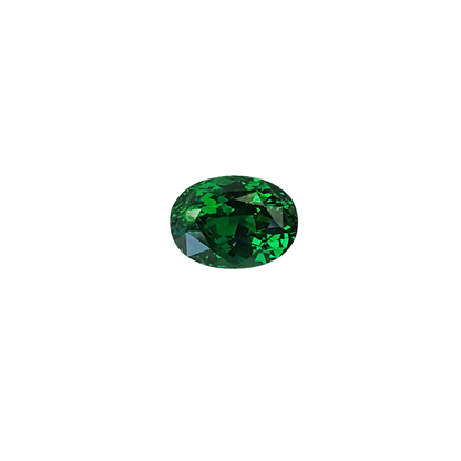 4.51ct Oval Fine Intense Green Tsavorite