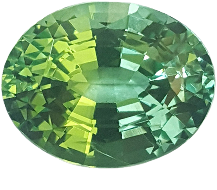 4.9ct Oval Mint Garnet