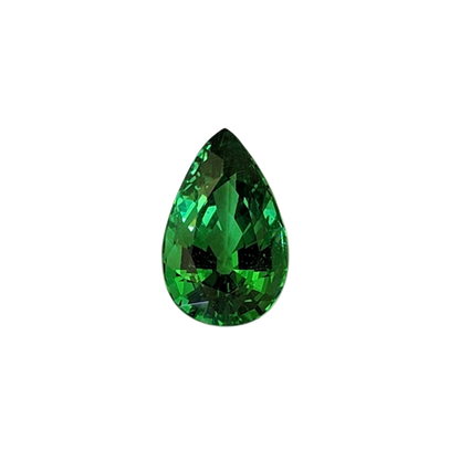 3.22ct Pear Shape Bright Green Tsavorite
