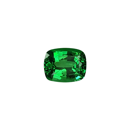 2.97ct Cushion Fine Intense Green Tsavorite
