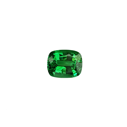 2.97ct Cushion Fine Intense Green Tsavorite