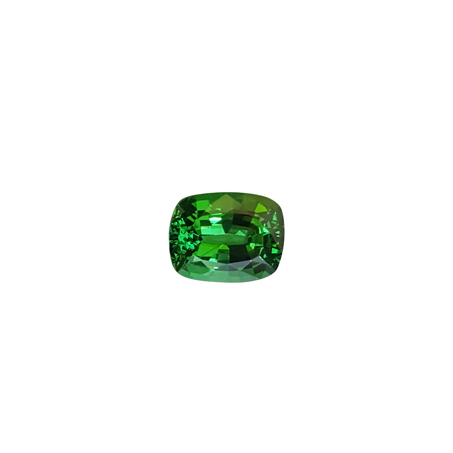 2.97ct Cushion Fine Intense Green Tsavorite