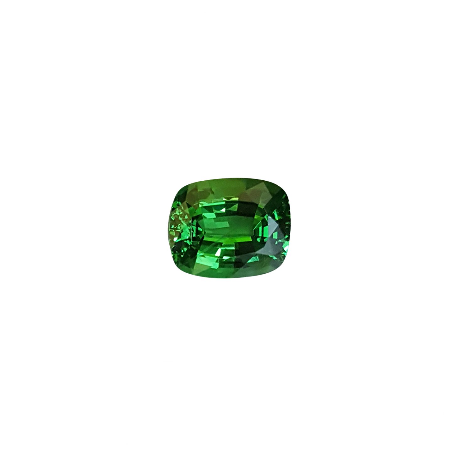 2.97ct Cushion Fine Intense Green Tsavorite