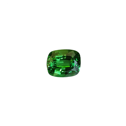 2.97ct Cushion Fine Intense Green Tsavorite