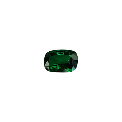Cushion Bright Intense Green Tsavorite