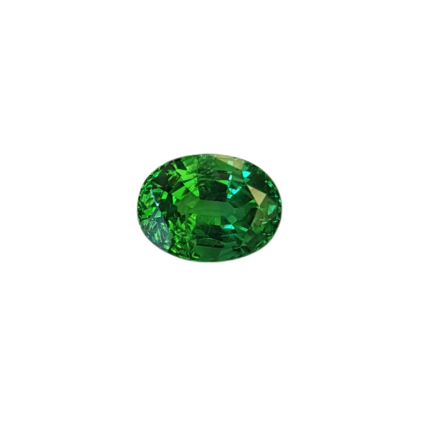 1.69ct Oval Bright Green Tsavorite