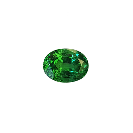 1.69ct Oval Bright Green Tsavorite