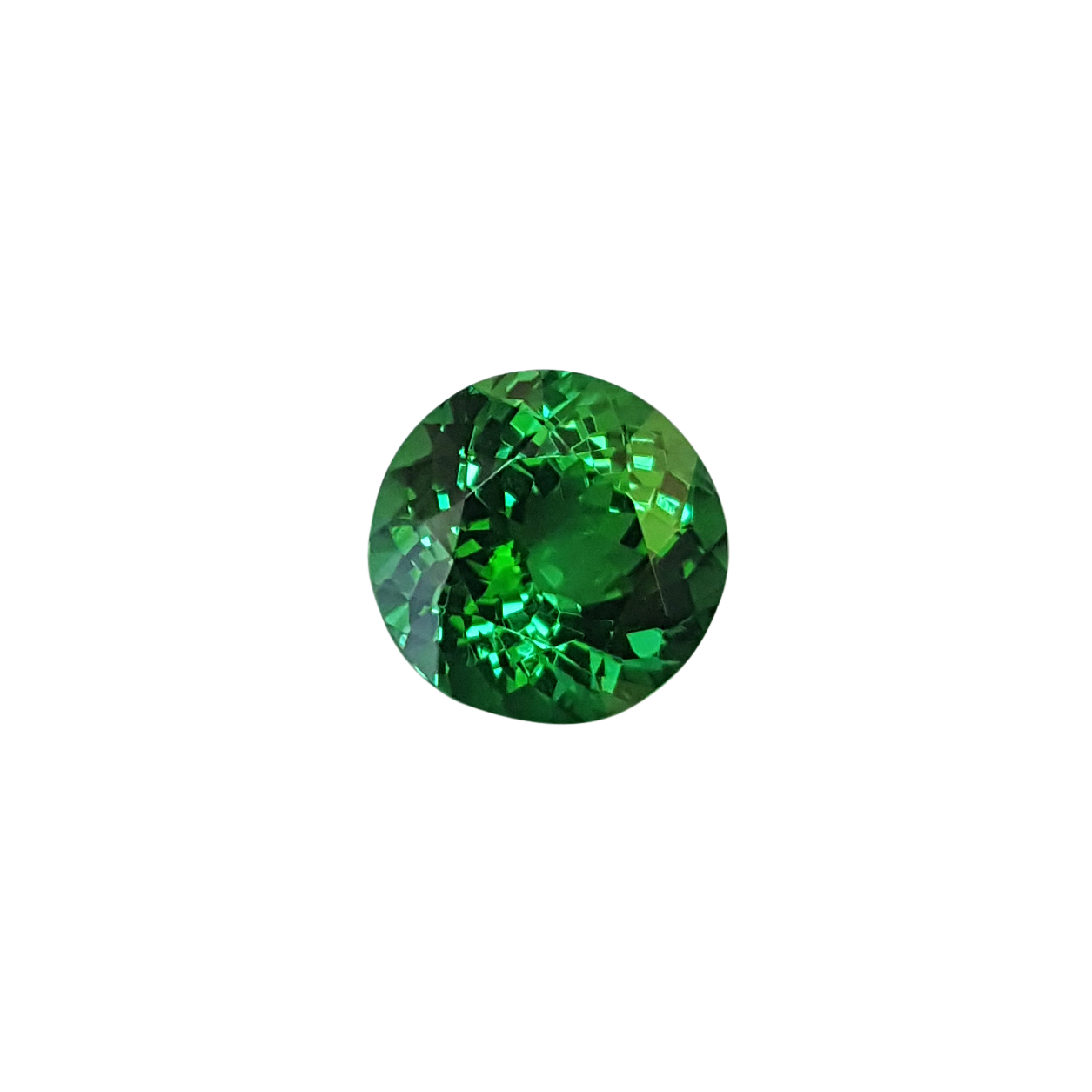 2.92ct Round Bright Green Tsavorite