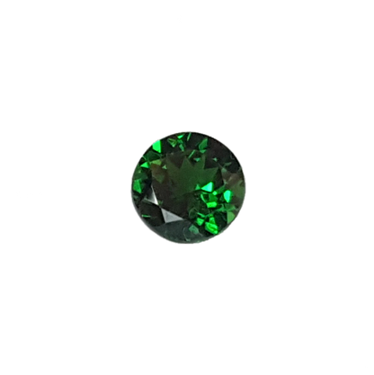 6.6mm Round Deep Saturated Green Tsavorite