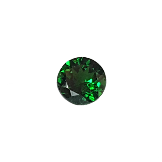6.6mm Round Deep Saturated Green Tsavorite