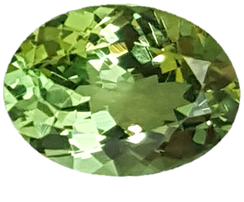 1.52ct Oval Light Green Tsavorite