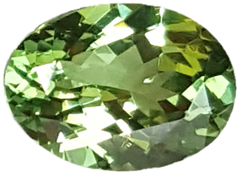 1.52ct Oval Light Green Tsavorite