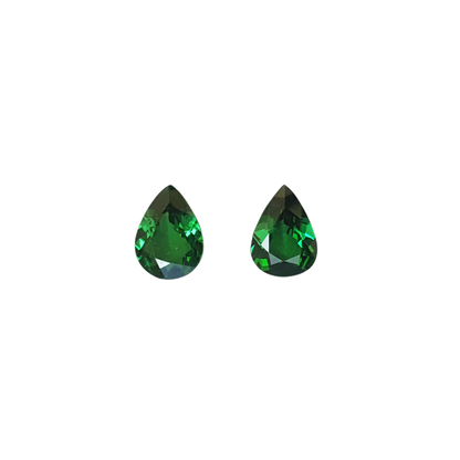 1.03ct Pear Shape Fine Intense Green Tsavorite
