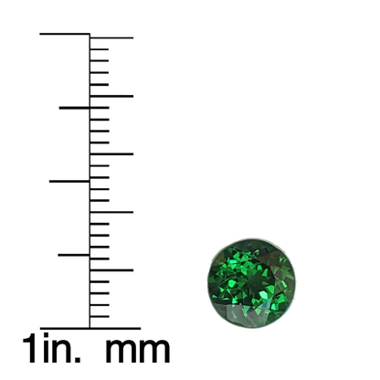 1.82ct Round Fine Intense Green Tsavorite