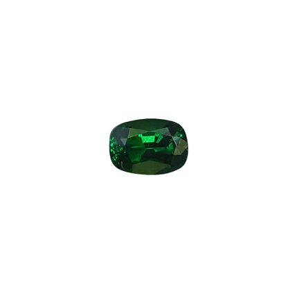1.37ct Cushion Saturated Minty Green Tsavorite