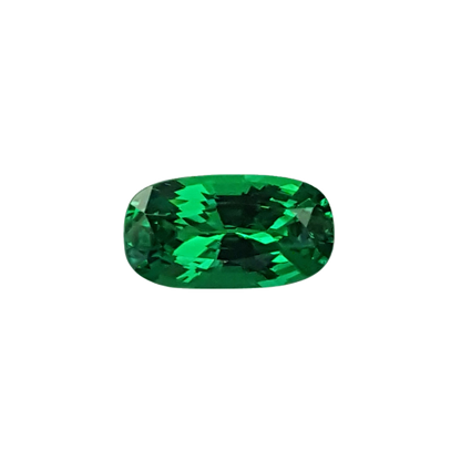 1.6ct Cushion Bright Green Tsavorite