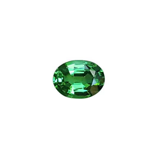 8x6mm Oval Bright Green Tsavorite