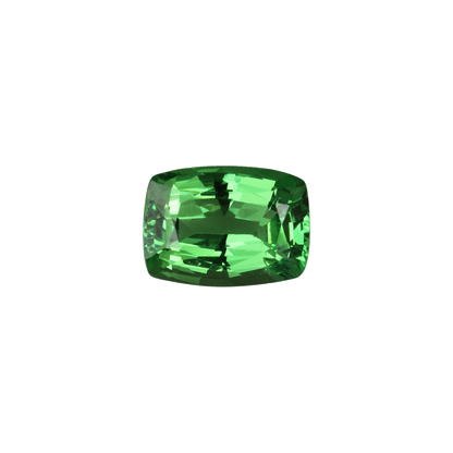 8x6mm Cushion Bright Green Tsavorite
