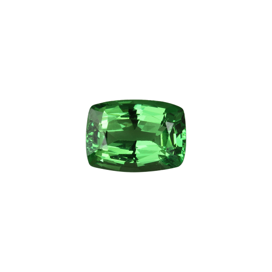 8x6mm Cushion Bright Green Tsavorite