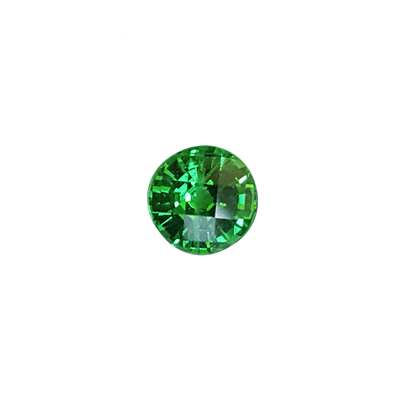 6.5mm Round Bright Green Tsavorite