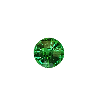 6.5mm Round Bright Green Tsavorite