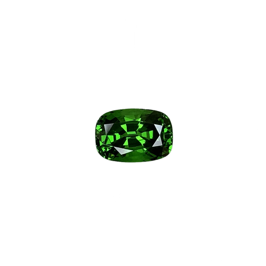 1.82ct Cushion Fine Intense Green Tsavorite