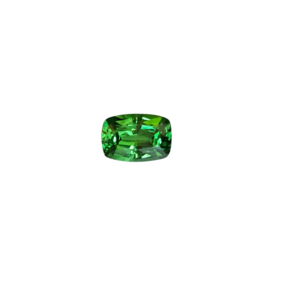 0.82ct Cushion Bright Green Tsavorite