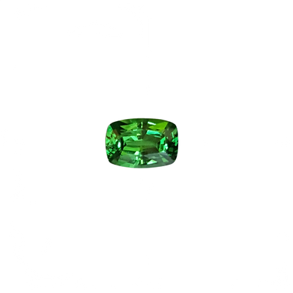 0.82ct Cushion Bright Green Tsavorite