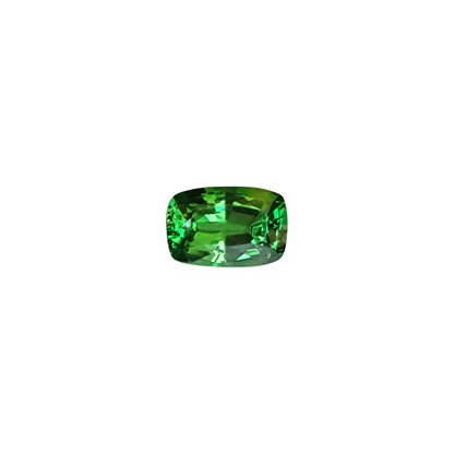 0.82ct Cushion Bright Green Tsavorite
