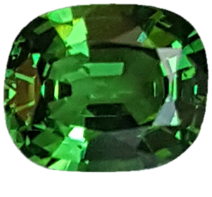 1.18ct Cushion Bright Green Tsavorite