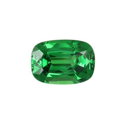 10.22ct Cushion Fine Intense Green Tsavorite Set
