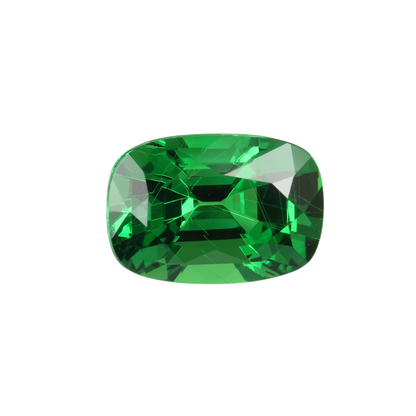 10.22ct Cushion Fine Intense Green Tsavorite Set