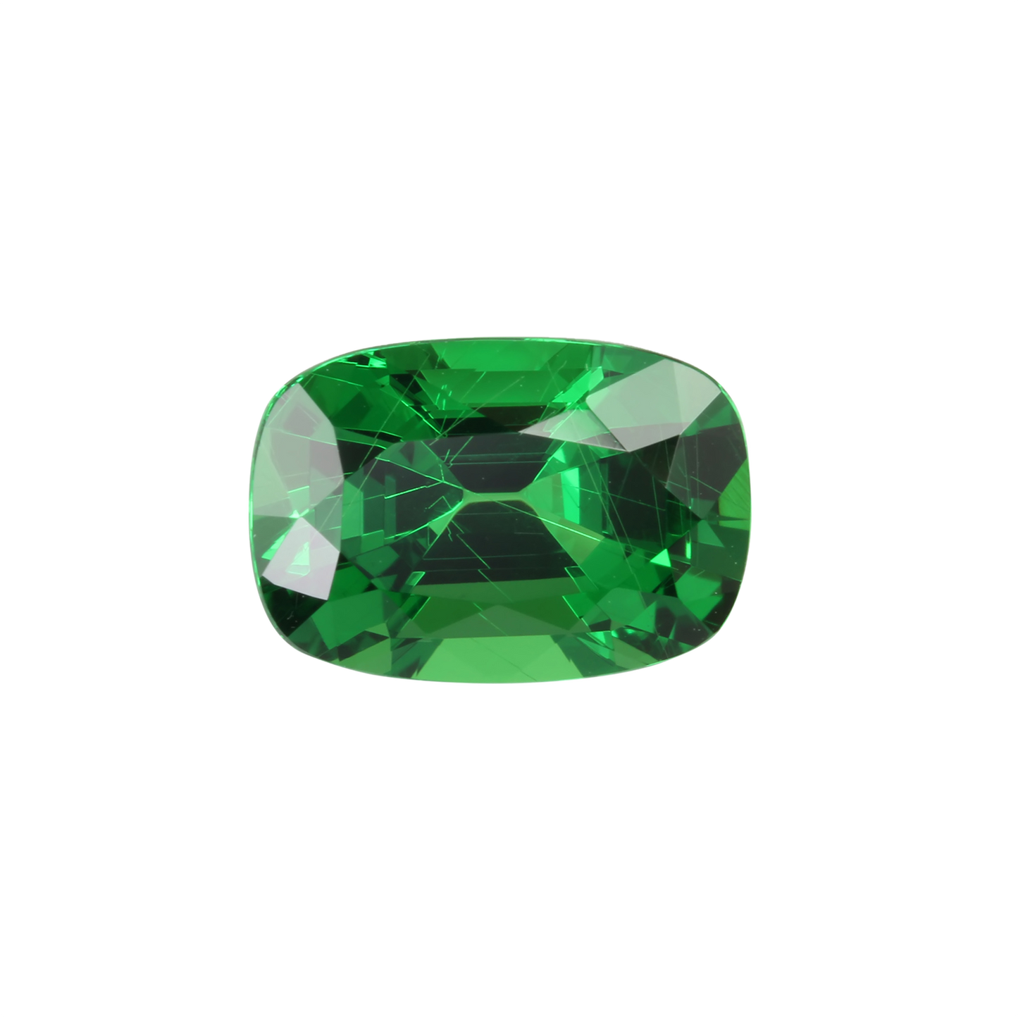 10.22ct Cushion Fine Intense Green Tsavorite Set