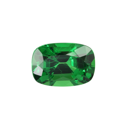 10.22ct Cushion Fine Intense Green Tsavorite Set