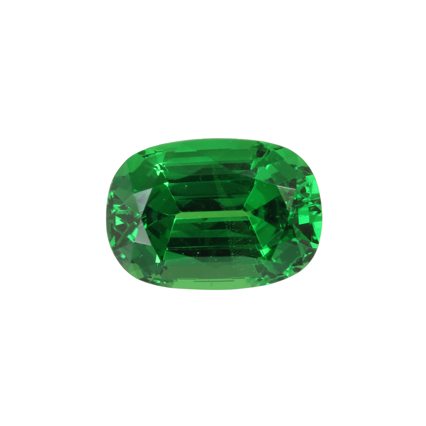 10.22ct Cushion Fine Intense Green Tsavorite Set