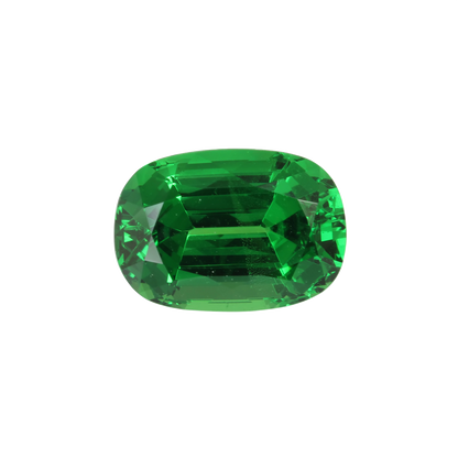 10.22ct Cushion Fine Intense Green Tsavorite Set