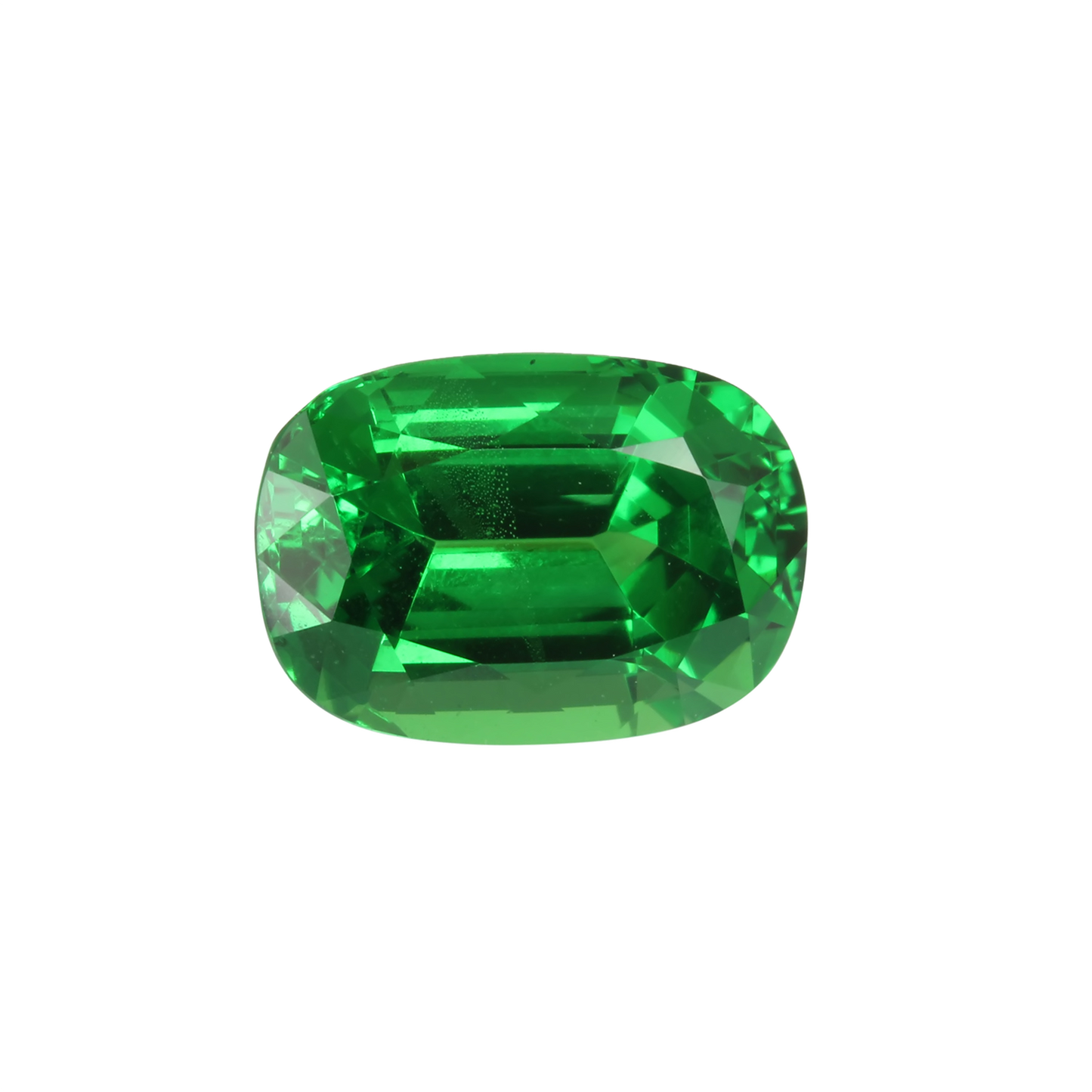 10.22ct Cushion Fine Intense Green Tsavorite Set