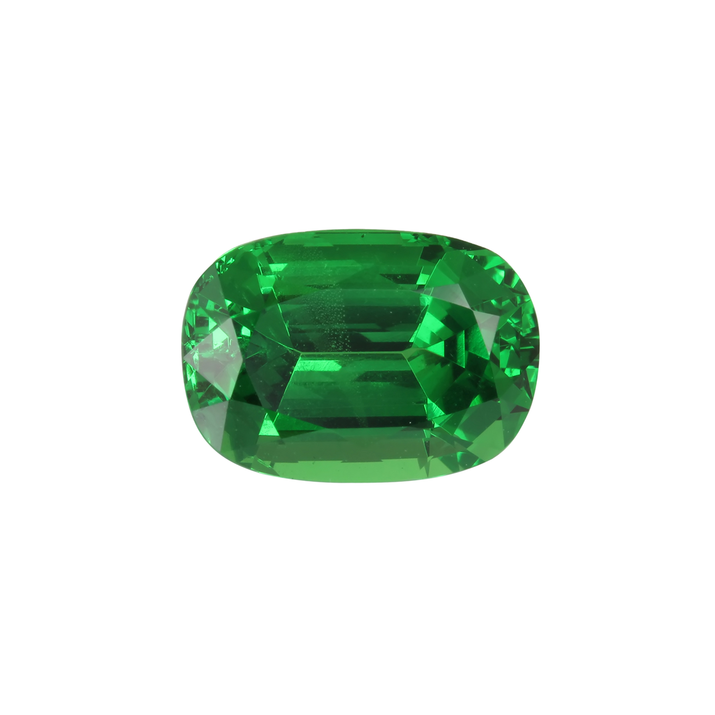 10.22ct Cushion Fine Intense Green Tsavorite Set