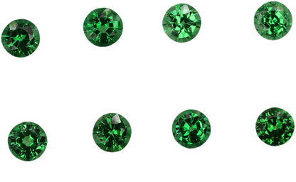 4.25mm Round Bright Green Tsavorite