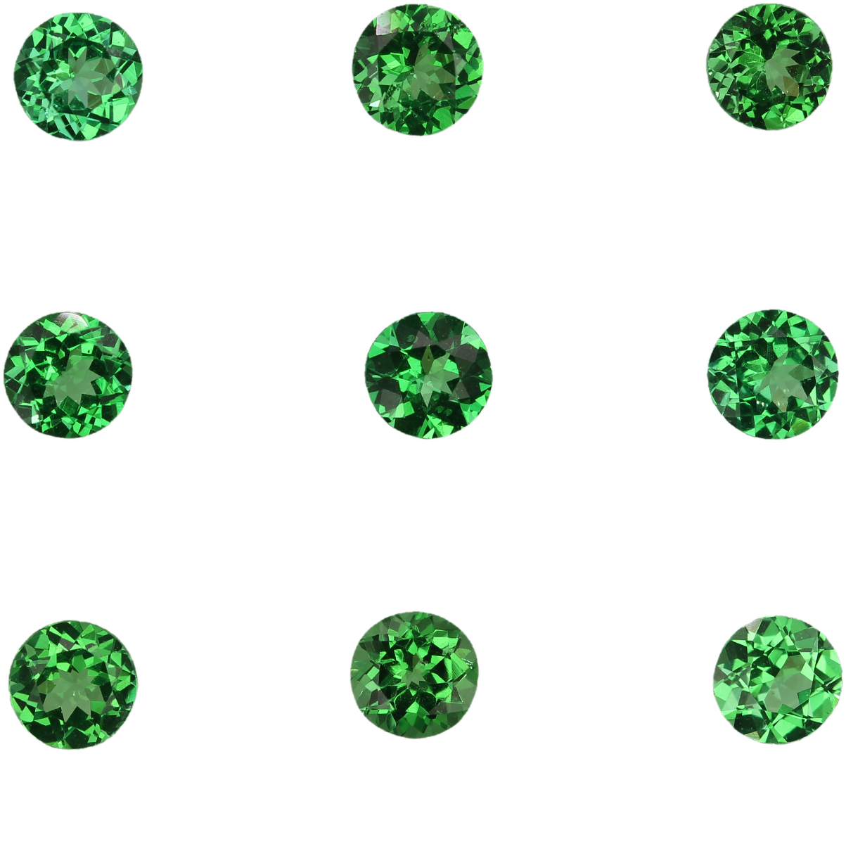 4.75mm Round Bright Green Tsavorite