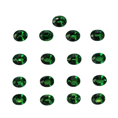 5x4mm Oval Fine Intense Green Tsavorite