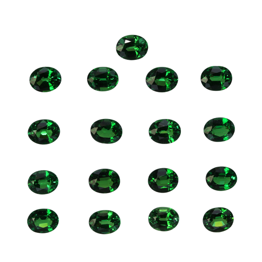 5x4mm Oval Fine Intense Green Tsavorite