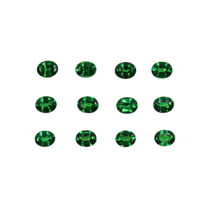 5x4mm Oval Fine Intense Green Tsavorite