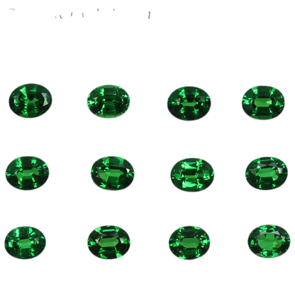 5x4mm Oval Fine Intense Green Tsavorite