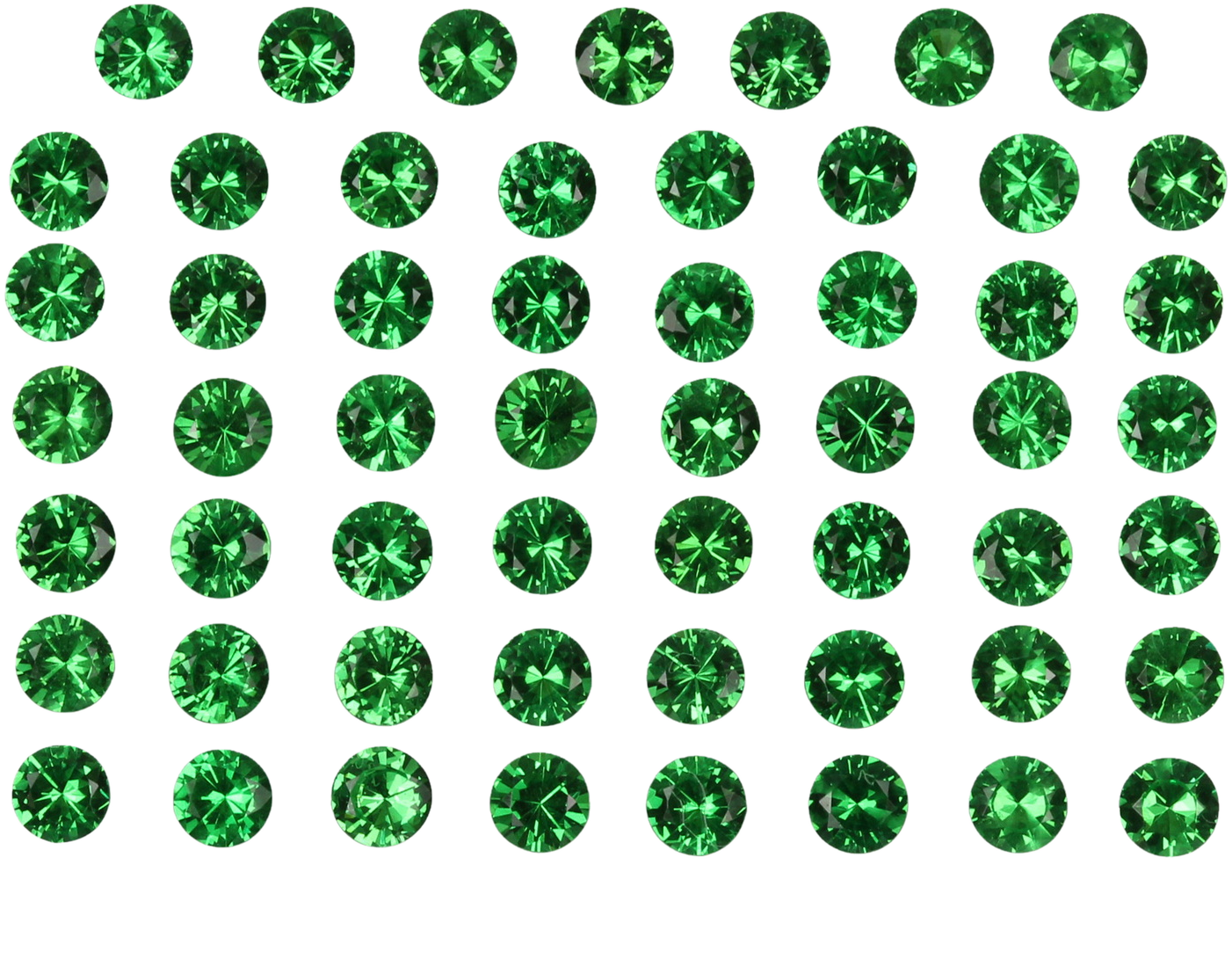 2.9mm Round Bright Green Tsavorite