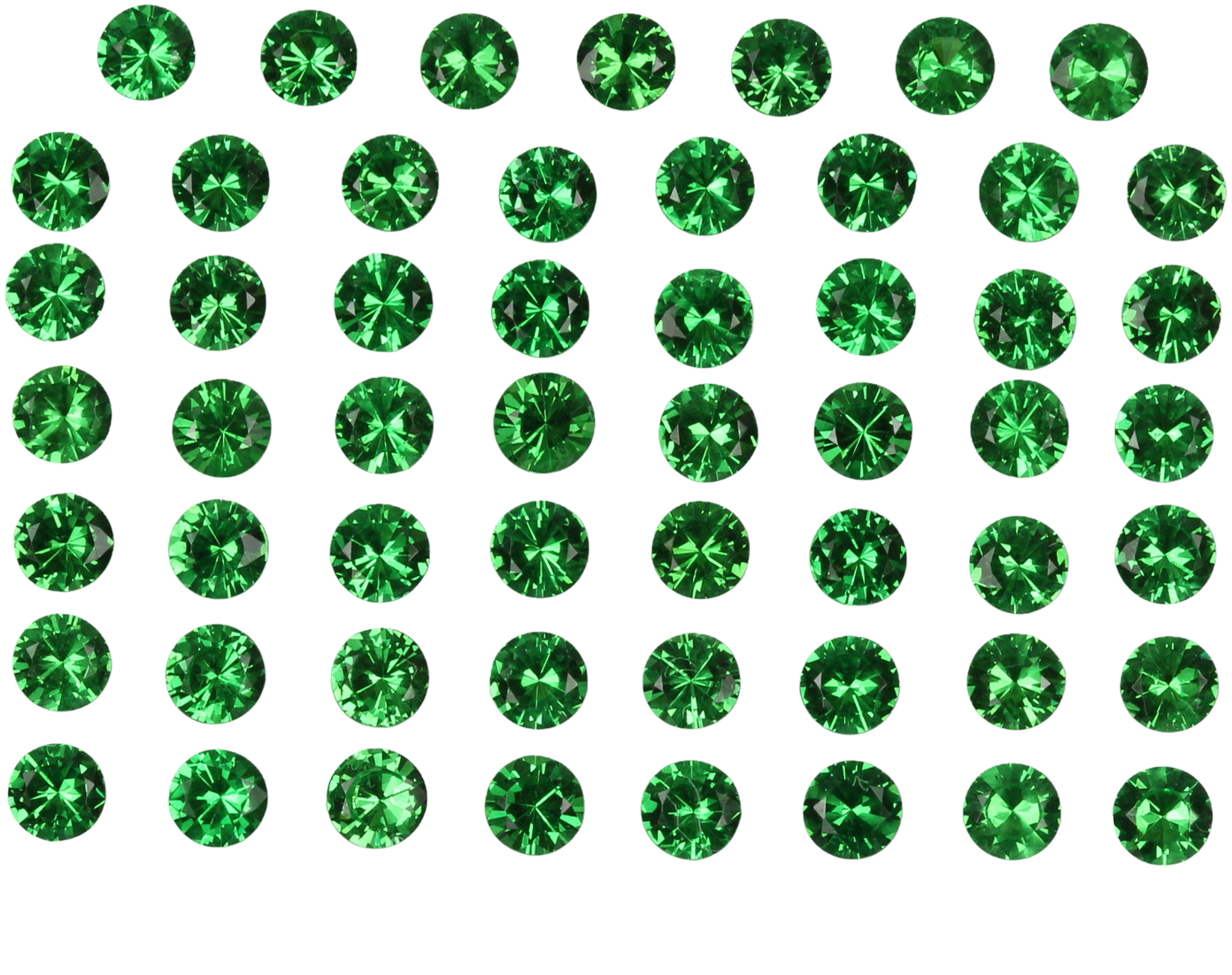 2.9mm Round Bright Green Tsavorite